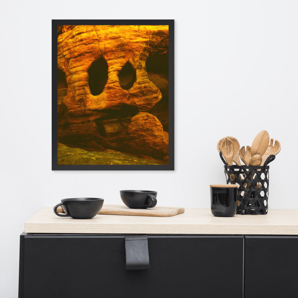 Valley of Fire Photography Framed poster