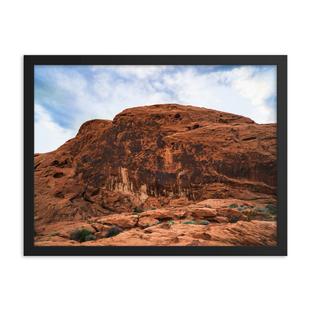 Valley of Fire Landscape Photography Framed poster