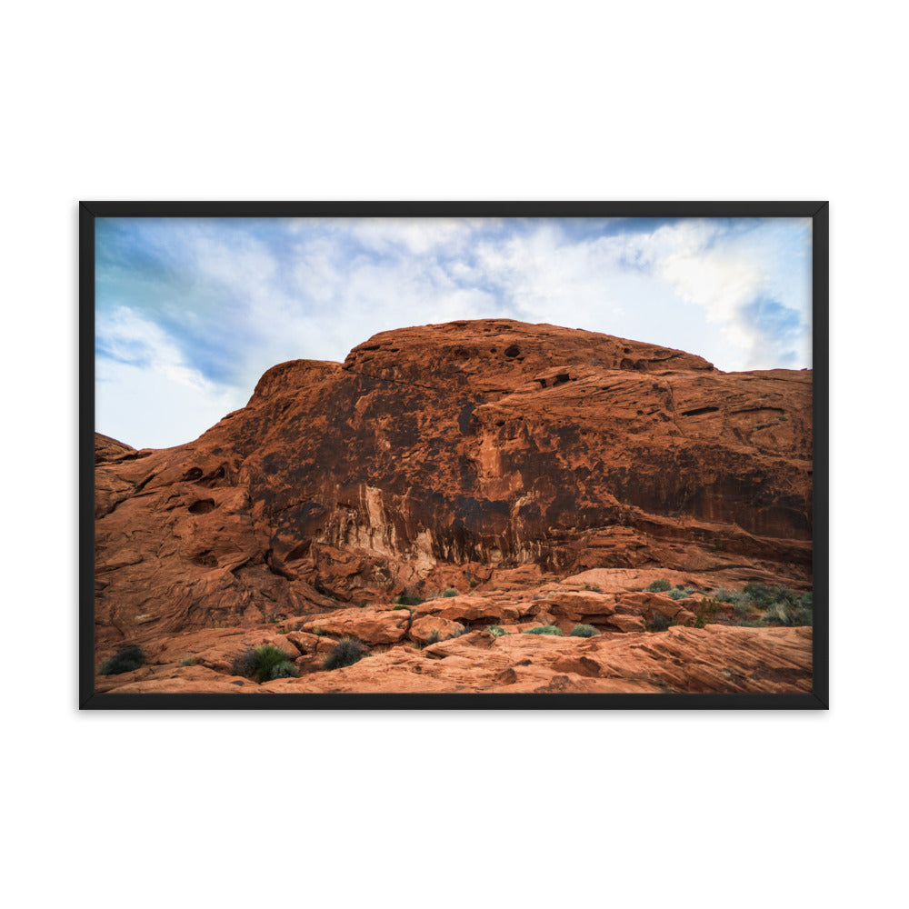 Valley of Fire Landscape Photography Framed poster