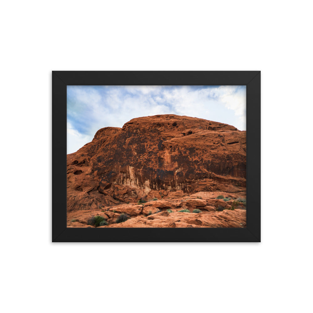 Valley of Fire Landscape Photography Framed poster