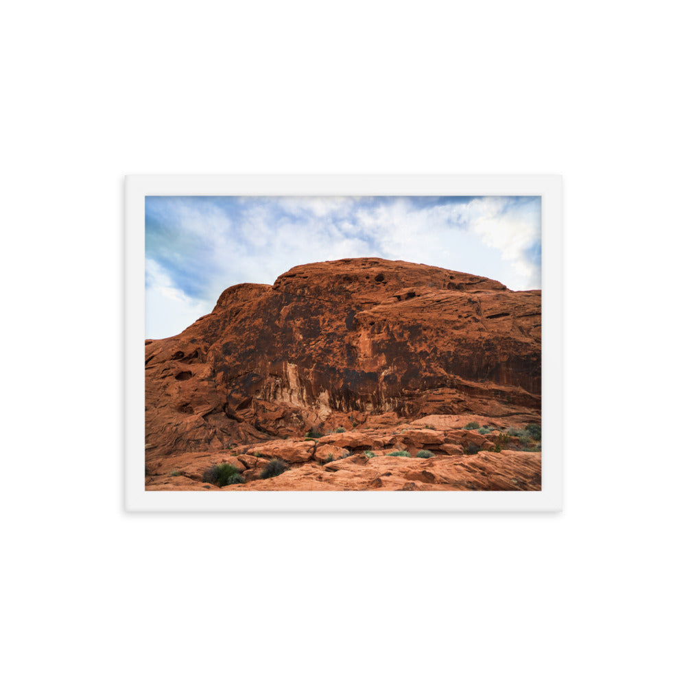 Valley of Fire Landscape Photography Framed poster