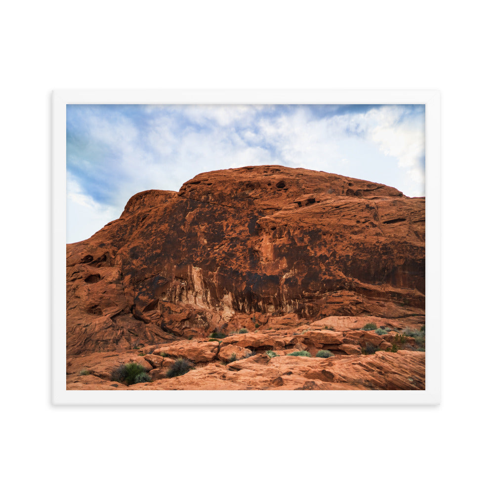 Valley of Fire Landscape Photography Framed poster