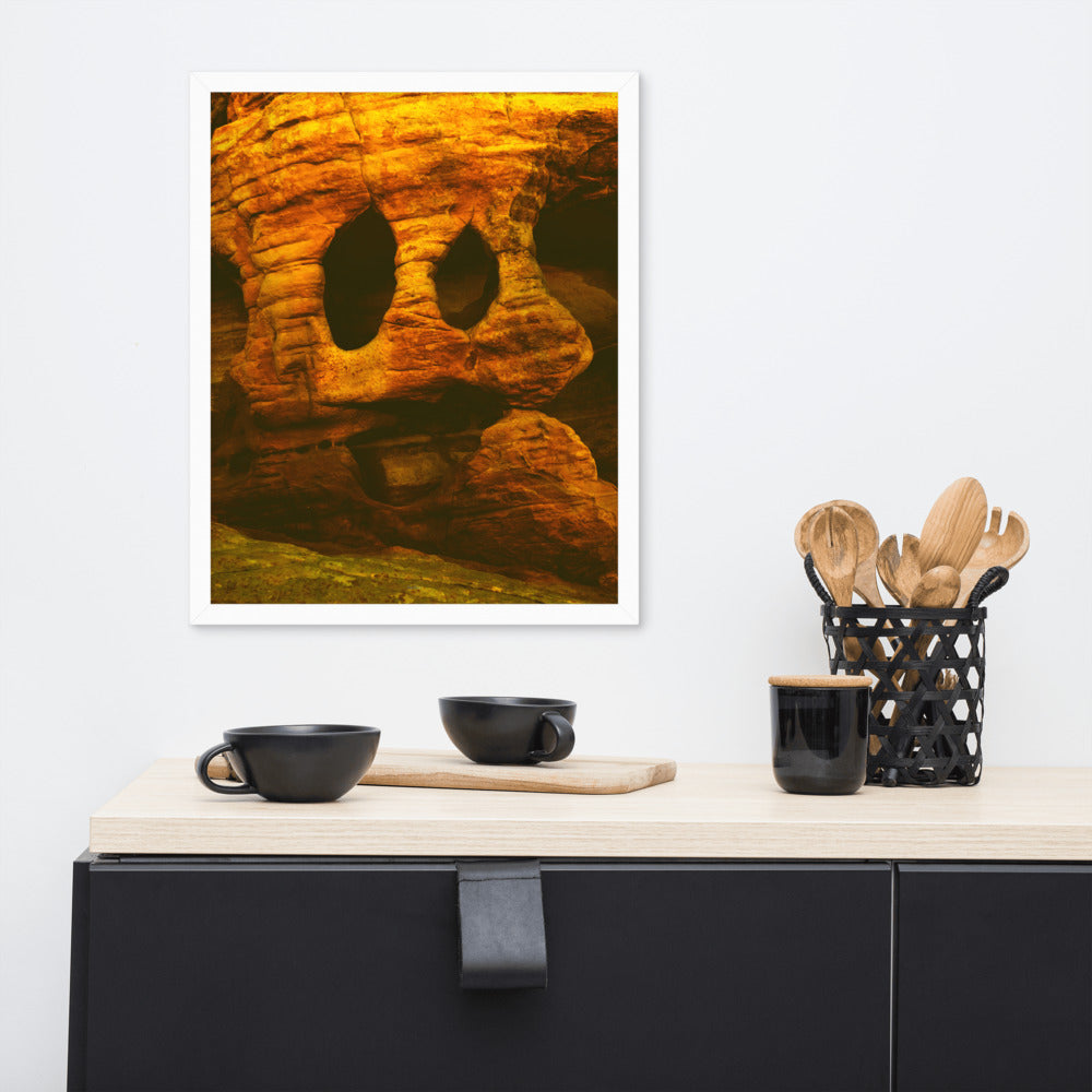 Valley of Fire Photography Framed poster