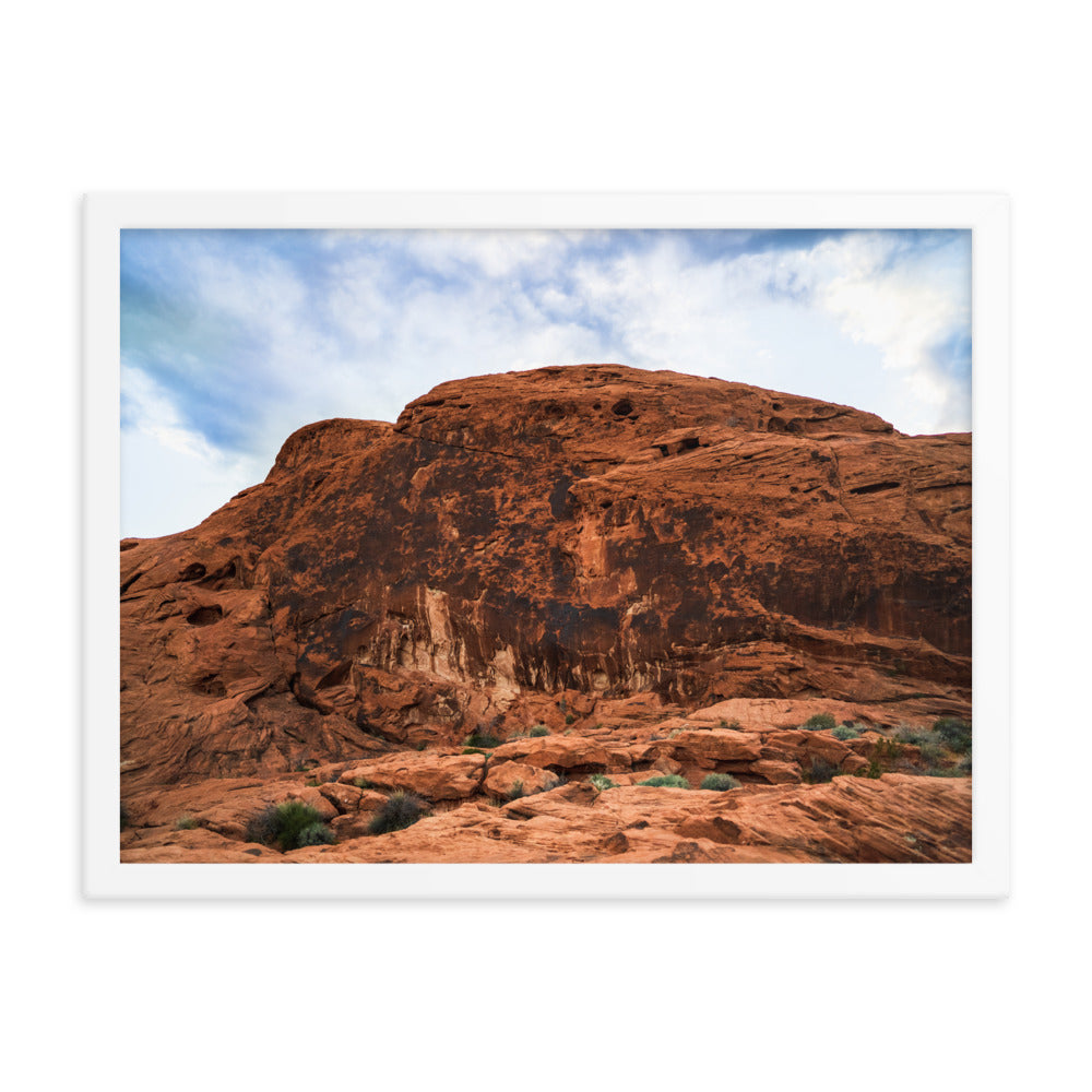 Valley of Fire Landscape Photography Framed poster