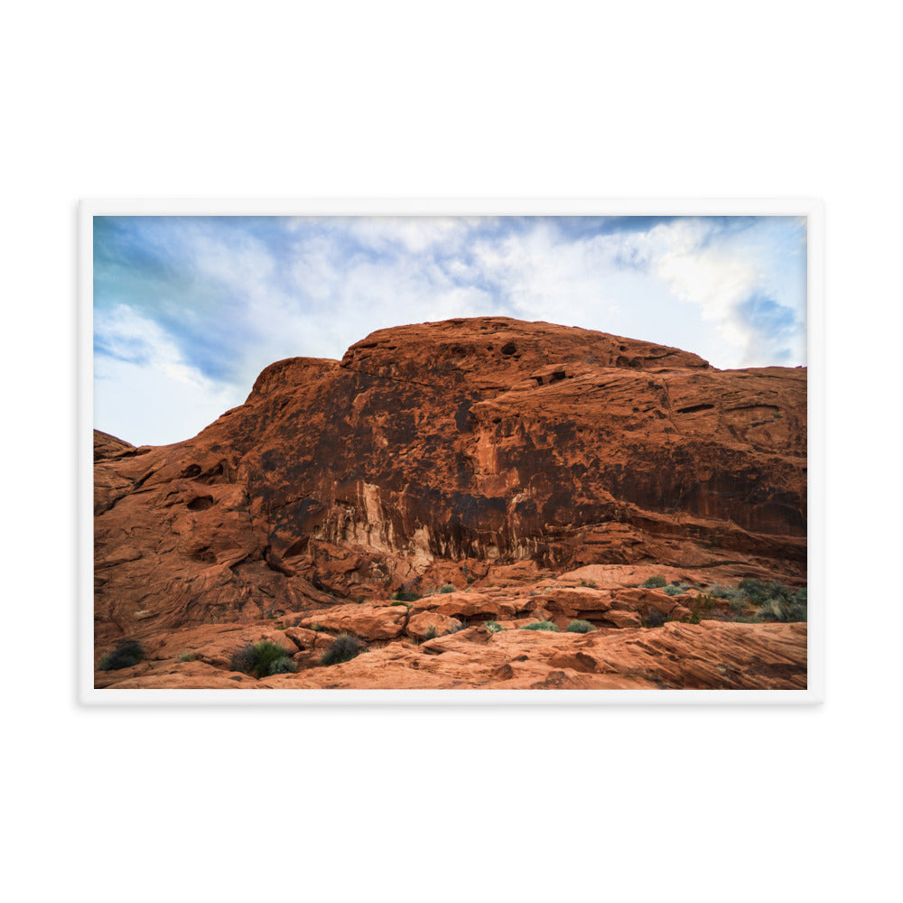 Valley of Fire Landscape Photography Framed poster
