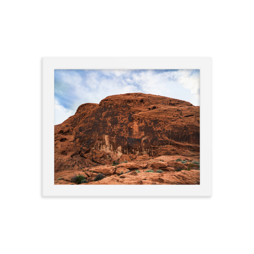 Valley of Fire Landscape Photography Framed poster