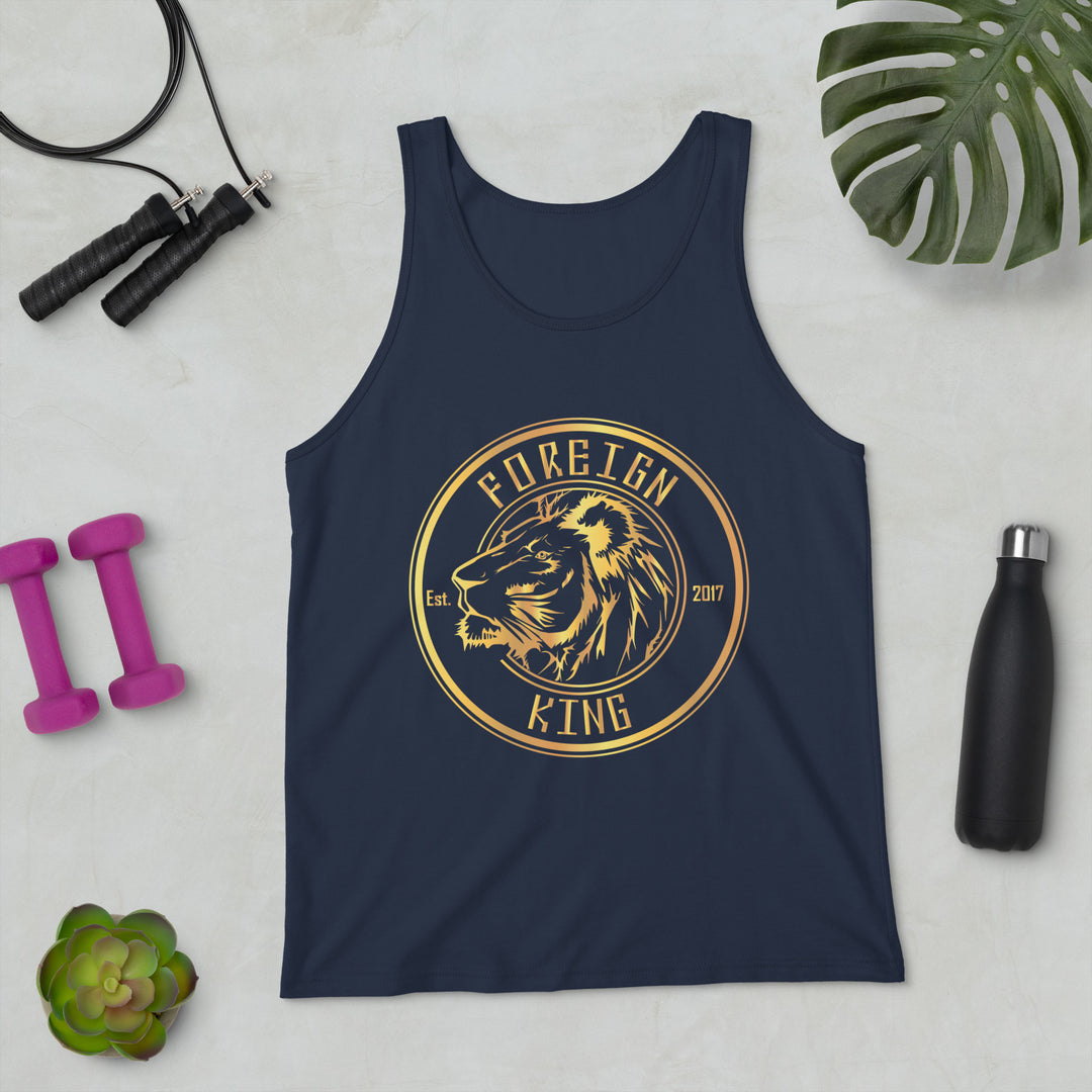 Foreign King Lion EST 2017 Print Tank Top