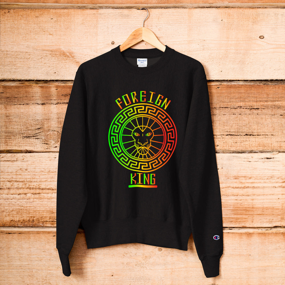 Nemean Lion Foreign King Print Champion Sweatshirt
