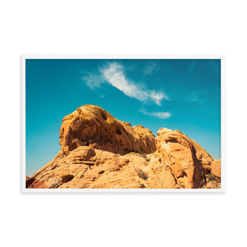 Valley of Fire Landscape Photography Framed poster