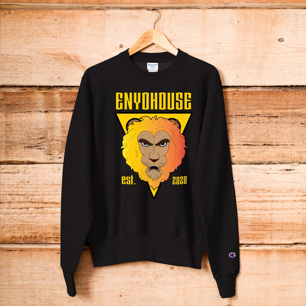 Enyohouse Animated Lion Print Champion Sweatshirt