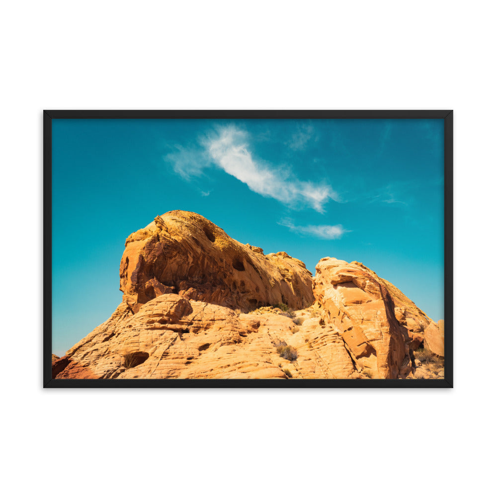 Valley of Fire Landscape Photography Framed poster