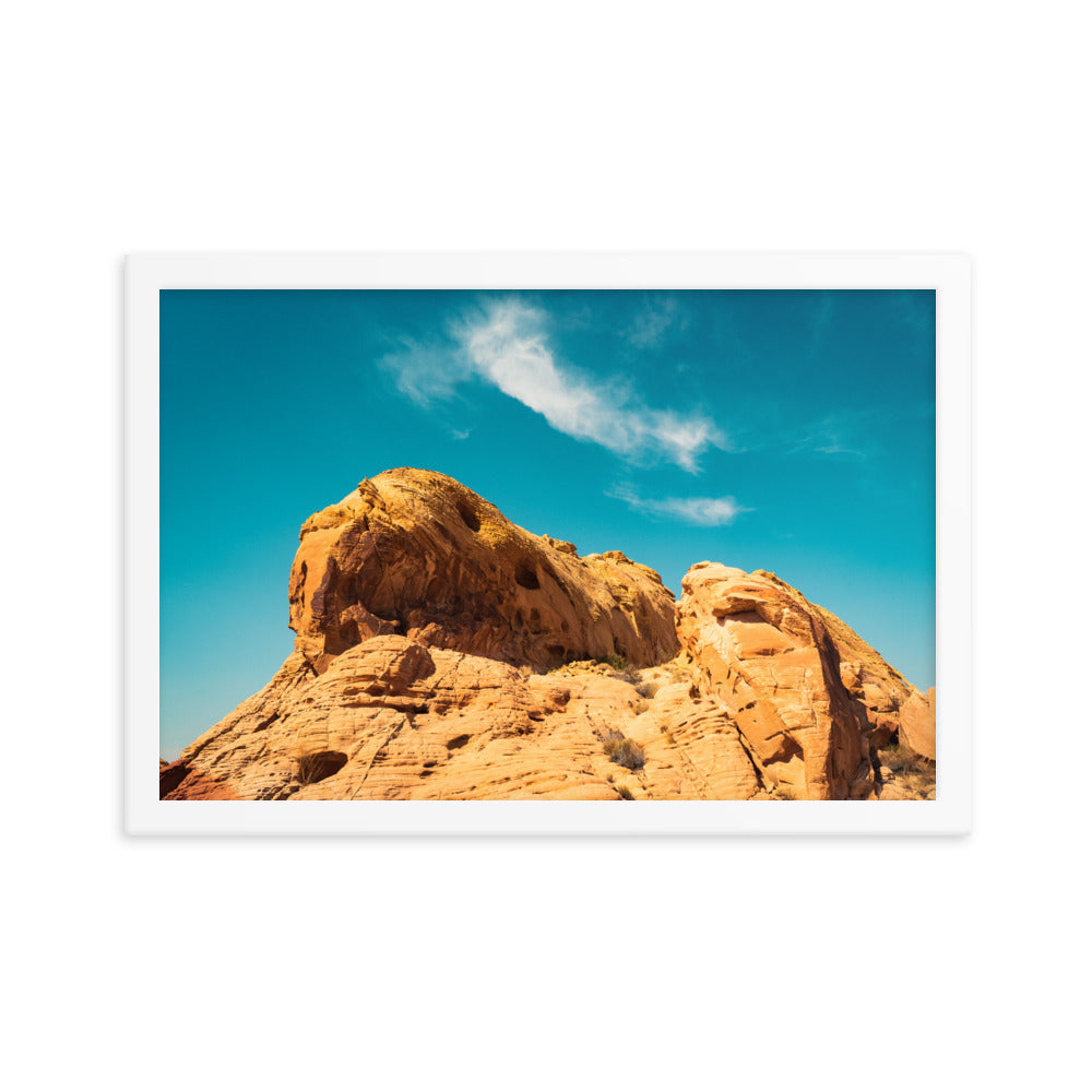 Valley of Fire Landscape Photography Framed poster