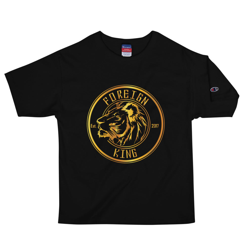 Foreign King Lion EST 2017 Print Champion T-Shirt