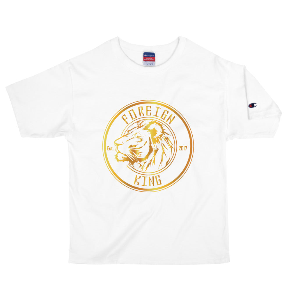 Foreign King Lion EST 2017 Print Champion T-Shirt