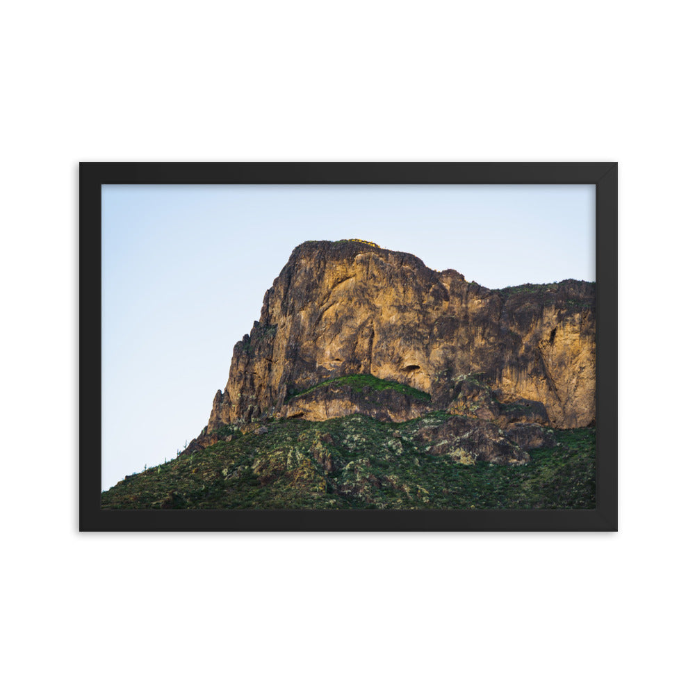 Picacho Peak Landscape Photography Framed poster
