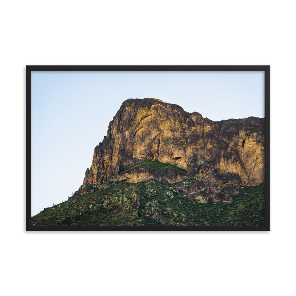 Picacho Peak Landscape Photography Framed poster