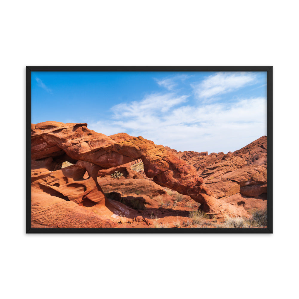 Valley of Fire Landscape Photography Framed poster