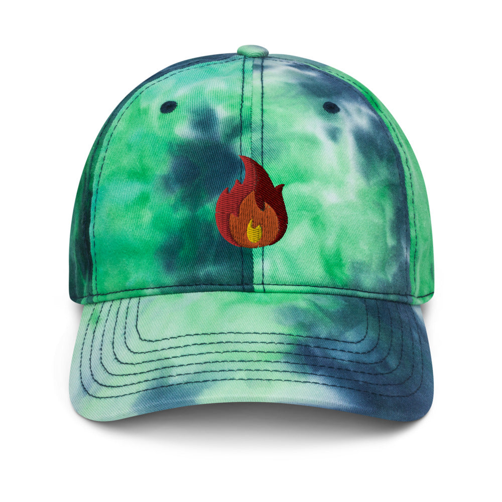 Flame Embroidery Enyohouse Tie dye hat