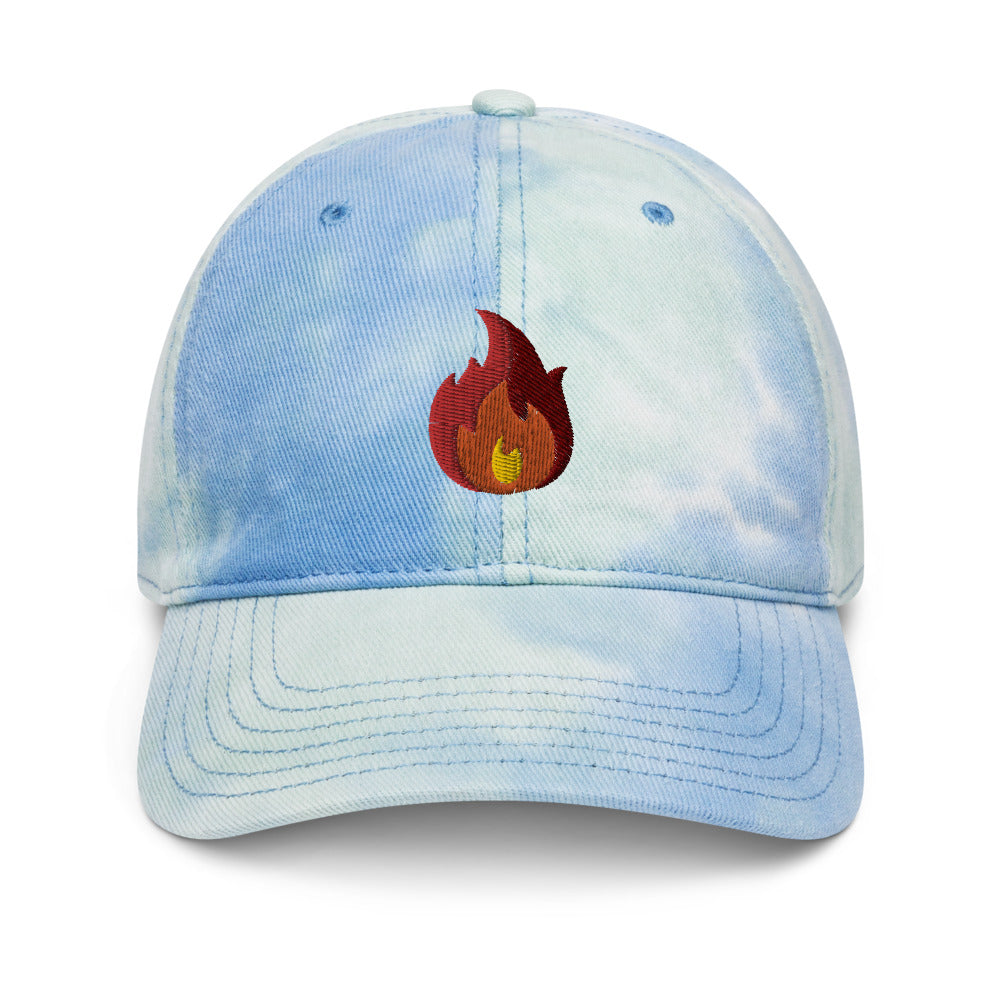 Flame Embroidery Enyohouse Tie dye hat