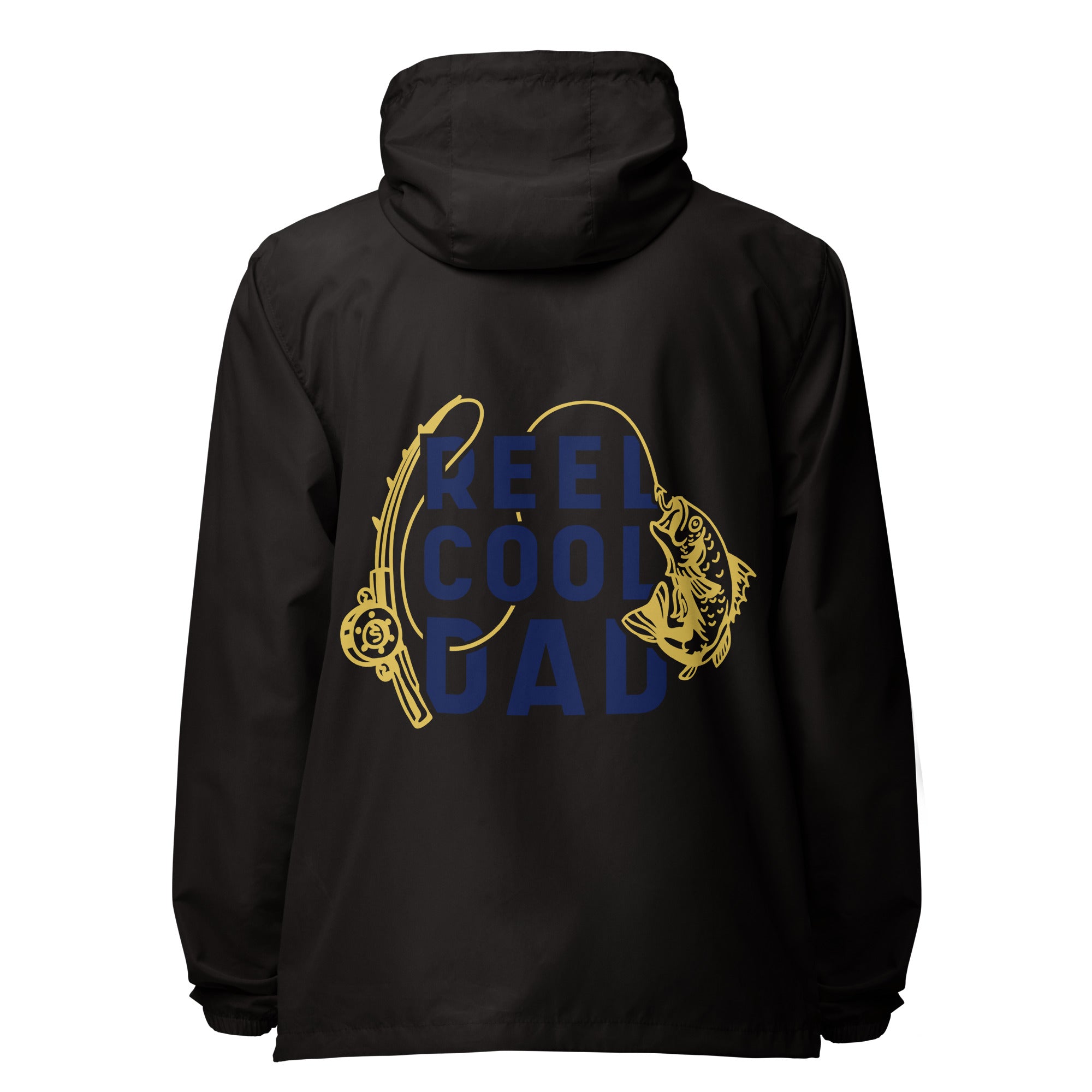 Reel Cool Dad Men lightweight zip up windbreaker