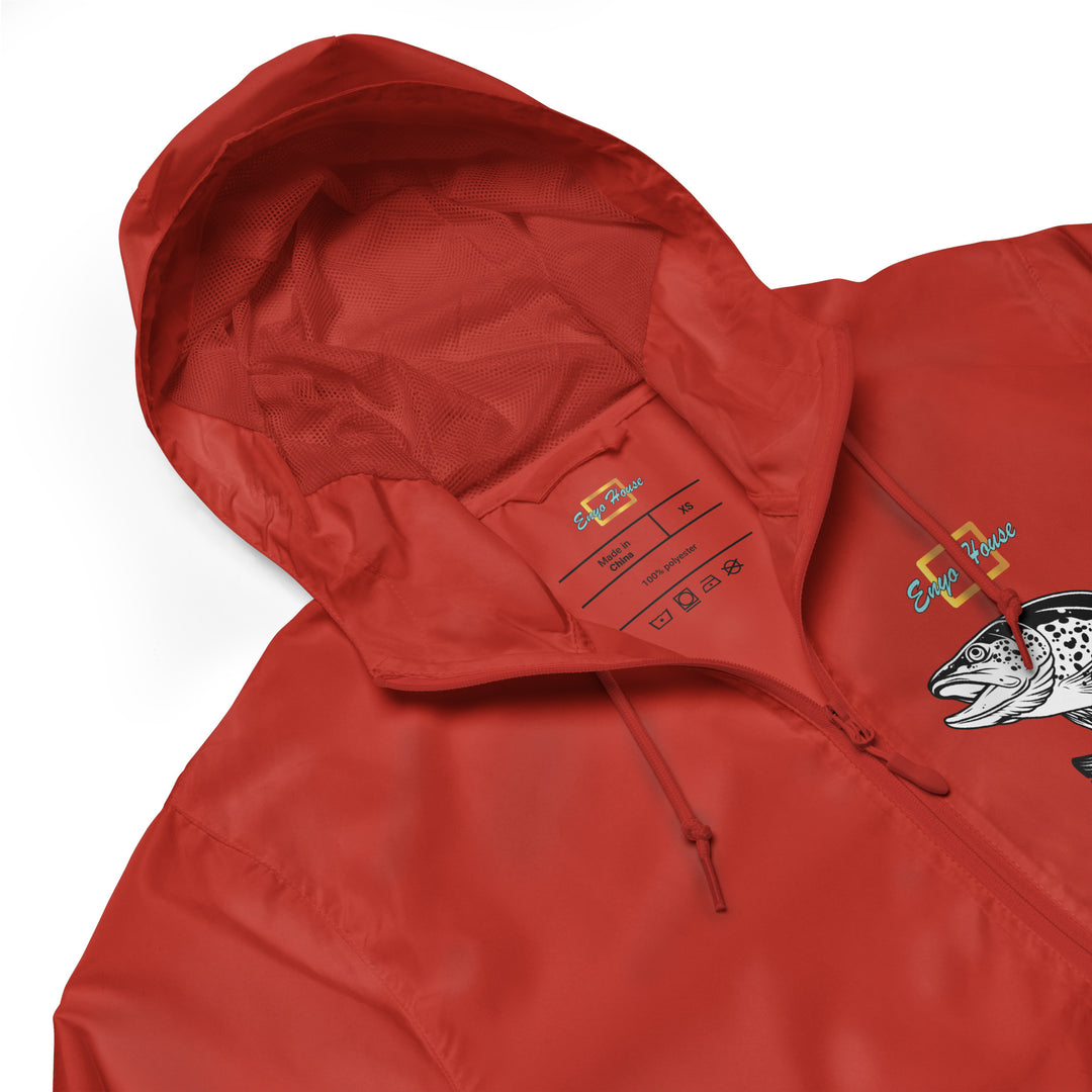 Reel Cool Dad Men lightweight zip up windbreaker