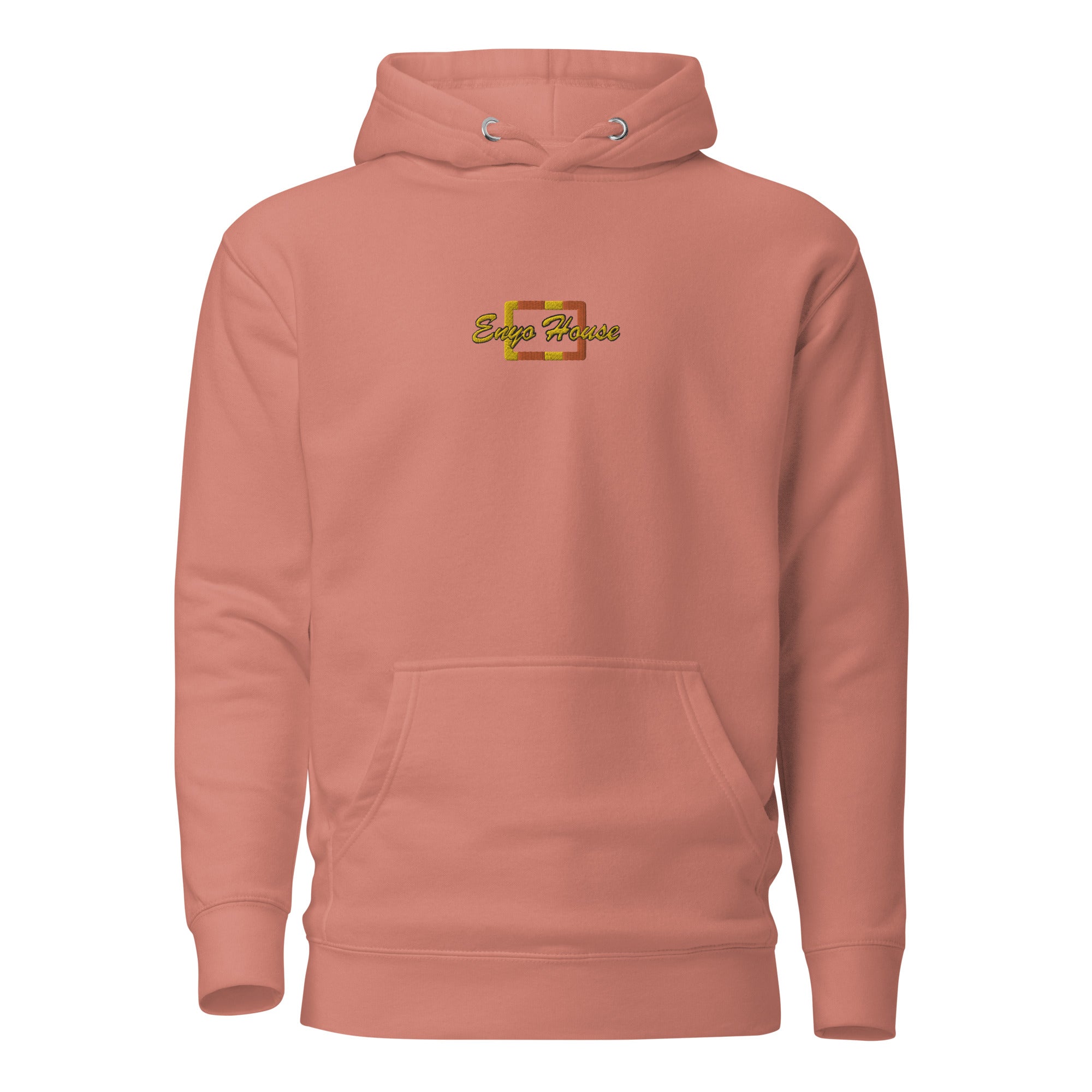 Enyohouse brand embroidery on a women rose hoodie