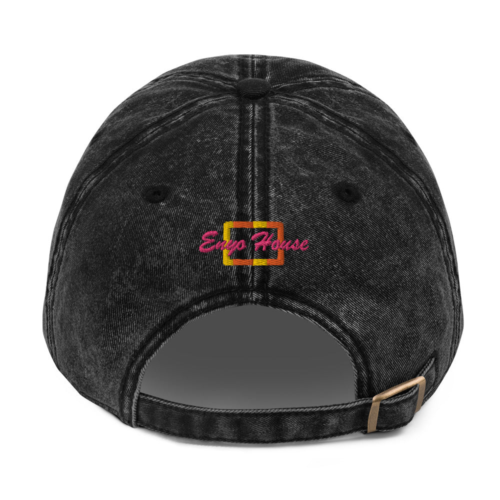 Enyohouse Boss Embroidery  Vintage Cotton Twill Cap