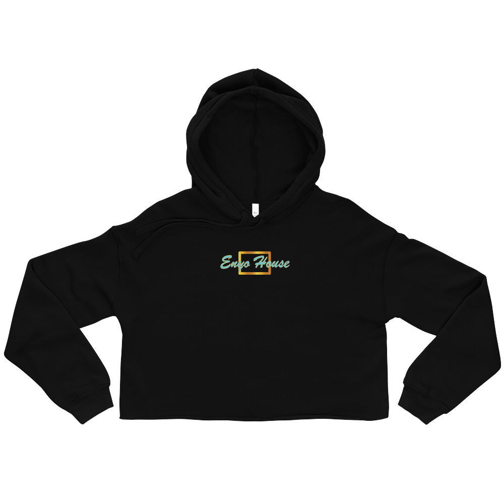 Enyohouse Print Cropped Hoodie